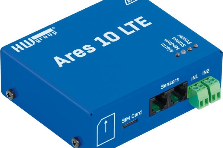 Ares 10 LTE kompakte GSM und LTE Temperatur-Überwachungslösung von HW group