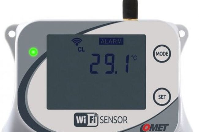 W0711 Wi-Fi Temperatur Sensor mit einem PT1000/C Anschluss von Comet System